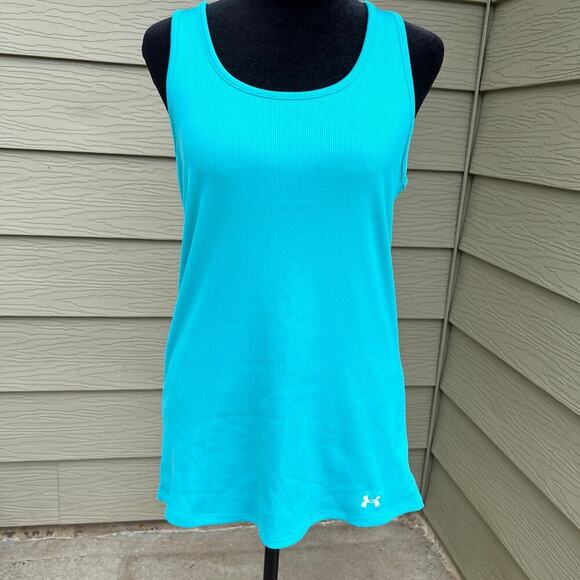 Under Armor, Heat Gear, racer back tank top, women's size L - Picture 1 of 6